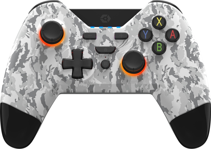Gioteck WX4+ trådlös handkontroll, vit camo, Switch in the group HOME ELECTRONICS / Game consoles & Accessories / Nintendo Switch / Accessories at TP E-commerce Nordic AB (C54631)