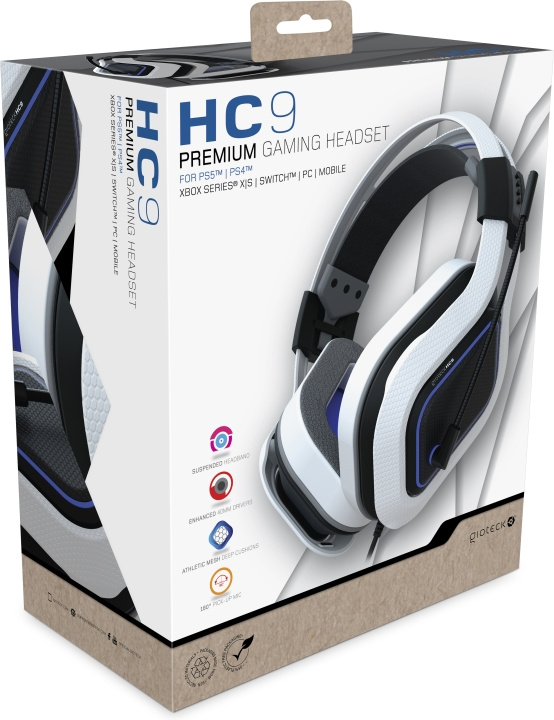 Gioteck HC-9 trådbundna headset, PS5 in the group COMPUTERS & PERIPHERALS / GAMING / Headset at TP E-commerce Nordic AB (C54636)