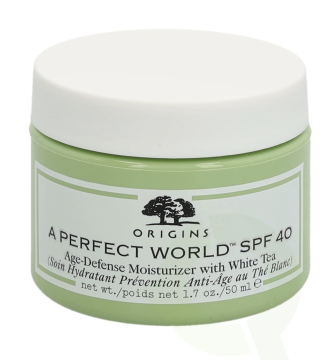 Origins A Perfect World Age-Defense Moisturizer SPF40 50 ml With White Tea in the group BEAUTY & HEALTH / Skin care / Face / Face creams at TP E-commerce Nordic AB (C54730)