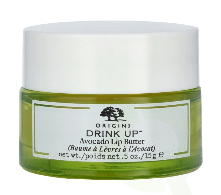 Origins Drink Up Nourishing Avocado Lip Butter 15 gr in the group BEAUTY & HEALTH / Makeup / Lips / Lip balm at TP E-commerce Nordic AB (C54737)