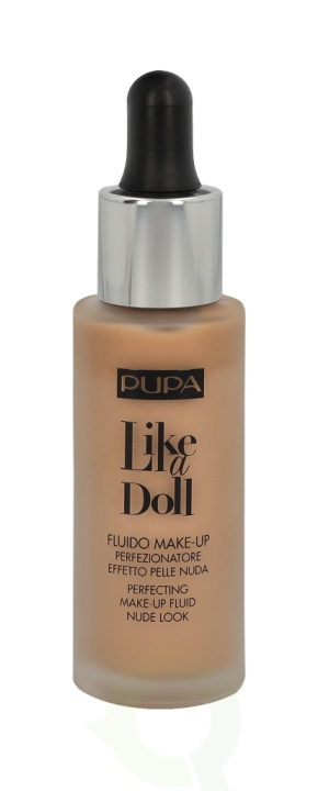 Pupa Milano Pupa Pupa Like A Doll Perfecting Make-Up Fluid SPF15 30 ml #040 Medium Beige in the group BEAUTY & HEALTH / Makeup / Facial makeup / Foundation at TP E-commerce Nordic AB (C54811)