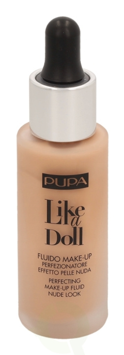 Pupa Milano Pupa Pupa Like A Doll Perfecting Make-Up Fluid SPF15 30 ml #030 Natural Beige in the group BEAUTY & HEALTH / Makeup / Facial makeup / Foundation at TP E-commerce Nordic AB (C54813)