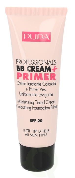 Pupa Milano Pupa Pupa Professionals BB Cream + Primer SPF20 50 ml #001 Nude - All Skin Types in the group BEAUTY & HEALTH / Makeup / Facial makeup / CC/BB Cream at TP E-commerce Nordic AB (C54841)