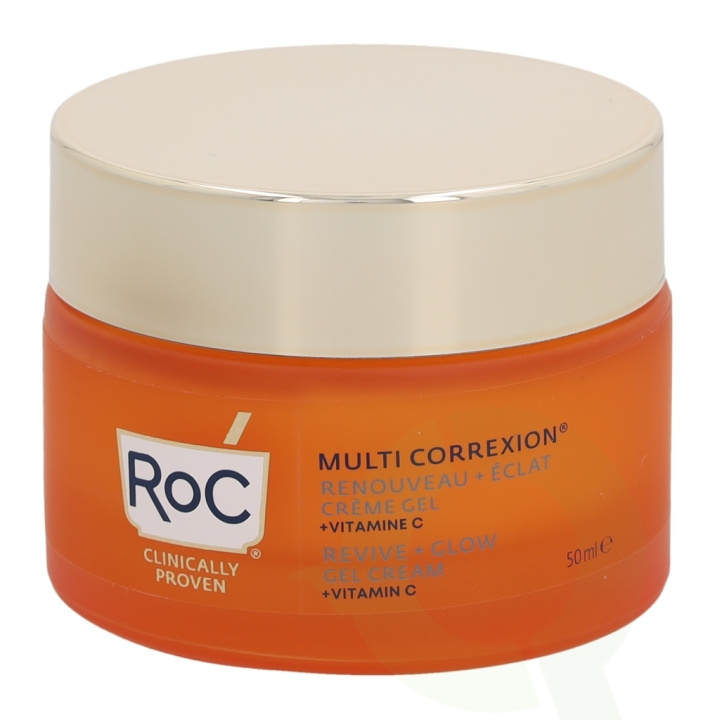 ROC Multi Correxion Revive & Glow Gel Cream 50 ml Revive + Glow - 24Hrs in the group BEAUTY & HEALTH / Skin care / Face / Day cream at TP E-commerce Nordic AB (C54997)
