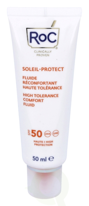 ROC Soleil-Protect High Tolerance Fluid SPF50+ 50 ml Comforts Sensitive Skin in the group BEAUTY & HEALTH / Skin care / Tanning / Sunscreen at TP E-commerce Nordic AB (C55002)