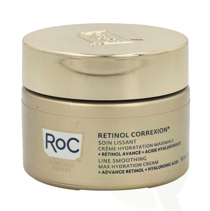 ROC Retinol Correxion Line Smoothing Max Hydration Cream 50 ml in the group BEAUTY & HEALTH / Skin care / Face / Face creams at TP E-commerce Nordic AB (C55003)