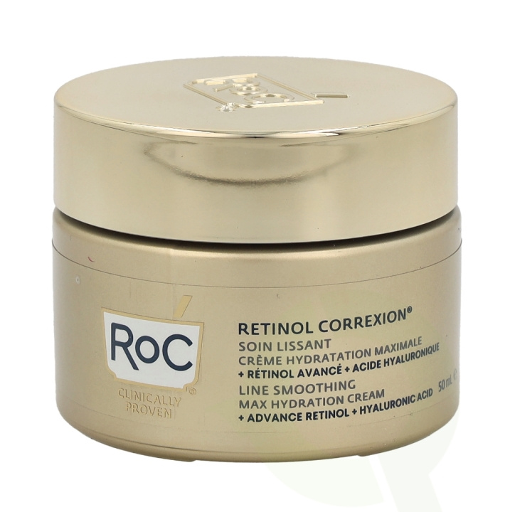 ROC Retinol Correxion Line Smoothing Max Hydration Cream 50 ml in the group BEAUTY & HEALTH / Skin care / Face / Day cream at TP E-commerce Nordic AB (C55003)