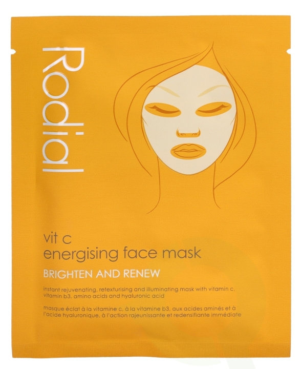 Rodial Vit C Energizing Face Mask 80 ml 4x20ml in the group BEAUTY & HEALTH / Skin care / Face / Masks at TP E-commerce Nordic AB (C55037)
