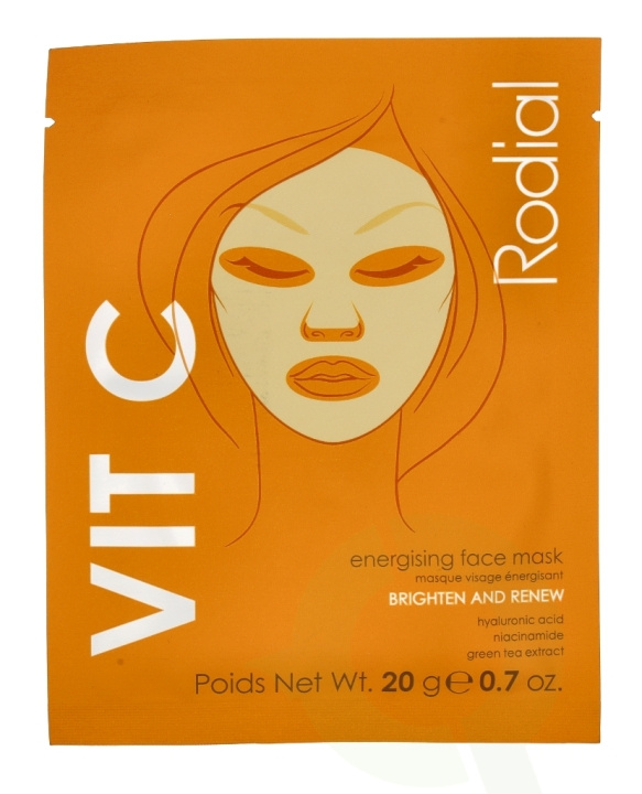Rodial Vit C Cellulose Sheet Mask 20 ml Brighten And Renew in the group BEAUTY & HEALTH / Skin care / Face / Masks at TP E-commerce Nordic AB (C55038)