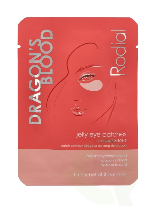 Rodial Dragon\'s Blood Jelly Eye Patche Set 12 g 4x3gr in the group BEAUTY & HEALTH / Skin care / Face / Eyes at TP E-commerce Nordic AB (C55050)