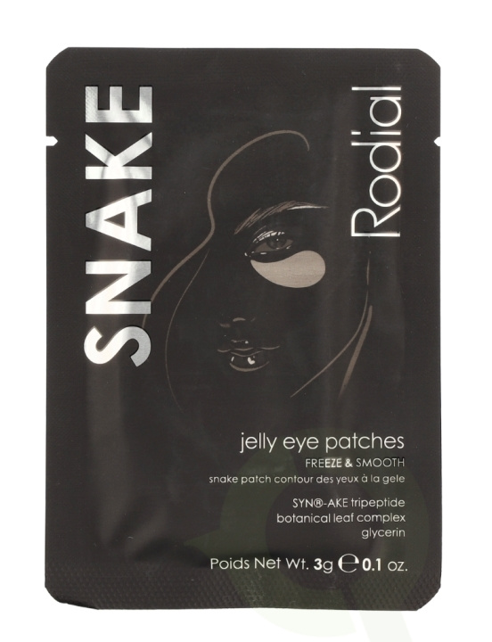 Rodial Snake Jelly Eye Patche Set 12 g 4x3gr in the group BEAUTY & HEALTH / Skin care / Face / Masks at TP E-commerce Nordic AB (C55053)