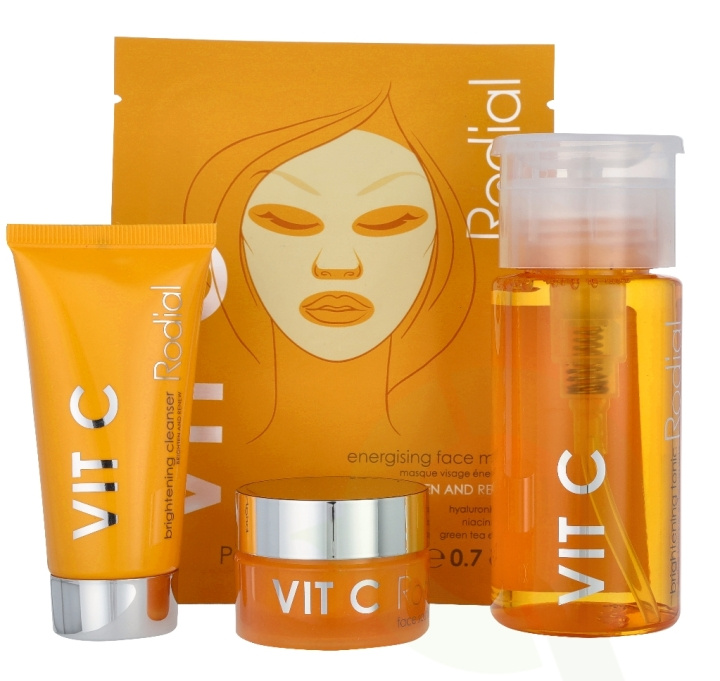 Rodial Vit C Little Luxuries Set 155 ml Brightening Cleanser 20ml/Face SoufflE 15ml/Brightening Tonic 100ml/Energising Face Mask 20ml in the group BEAUTY & HEALTH / Gift sets / Gift sets for her at TP E-commerce Nordic AB (C55079)