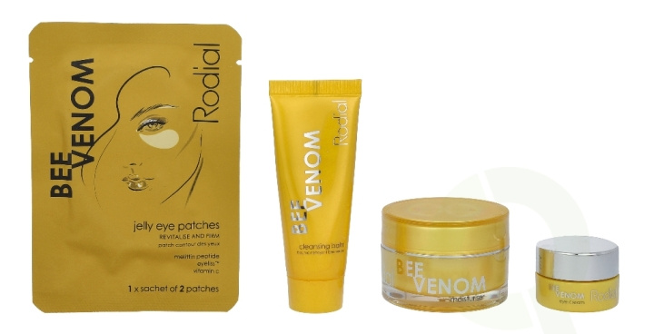 Rodial Bee Venom Little Luxury Set 43 ml Cleansing Cream 20ml/Face Cream 15ml/Face Mask 3gr/Eye Serum 5ml in the group BEAUTY & HEALTH / Gift sets / Gift sets for her at TP E-commerce Nordic AB (C55092)
