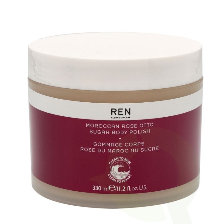REN Moroccan Rose Otto Sugar Body Polish 330 ml in the group BEAUTY & HEALTH / Skin care / Body health / Body lotion at TP E-commerce Nordic AB (C55104)