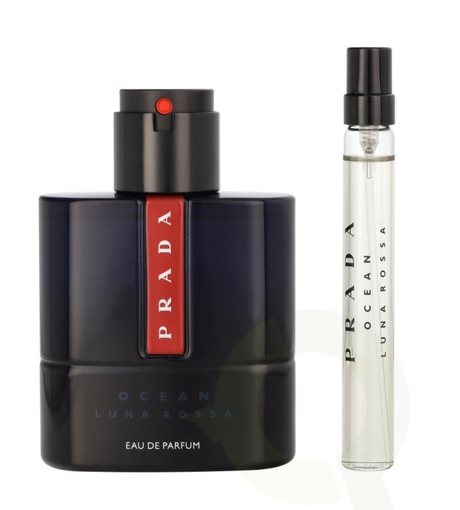 Prada Luna Rossa Ocean Pour Homme Giftset 60 ml Edp Spray 50ml/Edp Spray 10ml in the group BEAUTY & HEALTH / Gift sets / Gift sets for him at TP E-commerce Nordic AB (C55167)