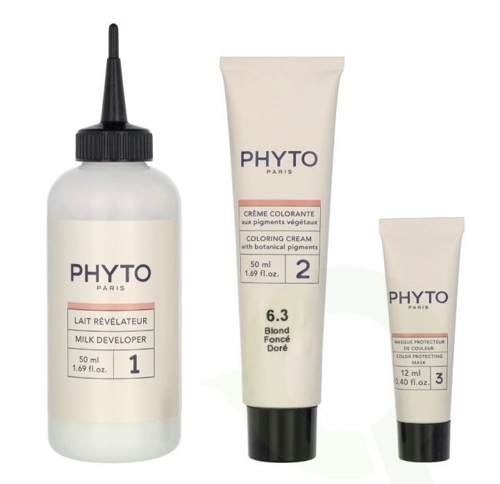 Phyto Phytocolor Permanent Color 112 ml #6.3 Dark Golden Brown in the group BEAUTY & HEALTH / Hair & Styling / Hair care / Hair Dye / Hair Dye & Color bombs at TP E-commerce Nordic AB (C55170)