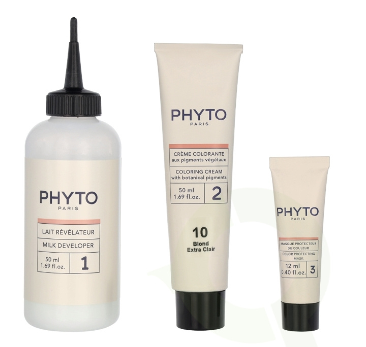 Phyto Phytocolor Permanent Color 112 ml #10 Extra Fair Blond in the group BEAUTY & HEALTH / Hair & Styling / Hair care / Hair Dye / Hair Dye & Color bombs at TP E-commerce Nordic AB (C55177)