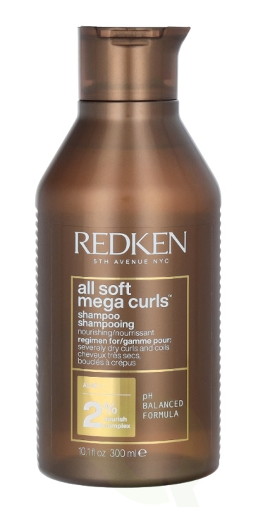 Redken All Soft Mega Curls Shampoo 300 ml in the group BEAUTY & HEALTH / Hair & Styling / Hair care / Schampoo at TP E-commerce Nordic AB (C55185)