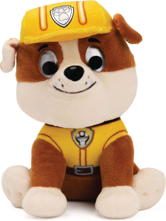Gund Paw Patrol Rubble -mjukishund, 15 cm in the group TOYS, KIDS & BABY PRODUCTS / Baby toys / stuffed animals at TP E-commerce Nordic AB (C55230)