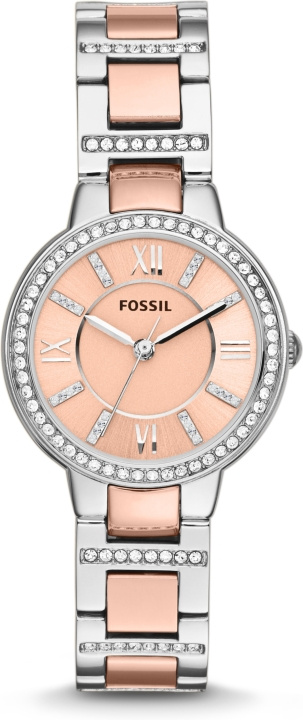 Fossil Virginia ES3405 Armbandsur, 30mm, Silver/Roséguld in the group Sport, leisure & Hobby / Accessories / Watches at TP E-commerce Nordic AB (C55286)