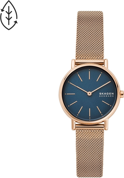Fossil Skagen Signatur SKW2837 armbandsur, 30 mm, Mörkblå/Roséguld in the group Sport, leisure & Hobby / Accessories / Watches at TP E-commerce Nordic AB (C55290)