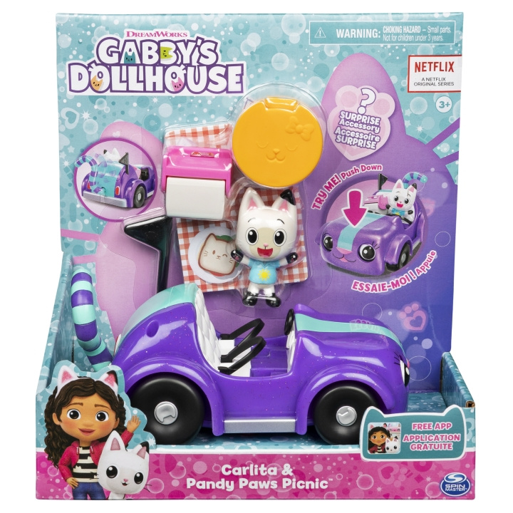 Gabby\'s Dollhouse - Carlita & Pandy Paws Picknick-lekset in the group TOYS, KIDS & BABY PRODUCTS / Toys / Toys at TP E-commerce Nordic AB (C55310)