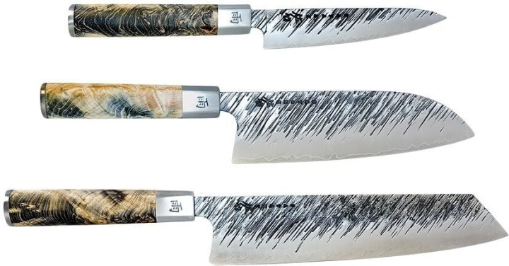 Satake Ame knivset, 3st knivar in the group HOME, HOUSEHOLD & GARDEN / Kitchen utensils / Kitchen knives & Knife sharpeners at TP E-commerce Nordic AB (C55369)