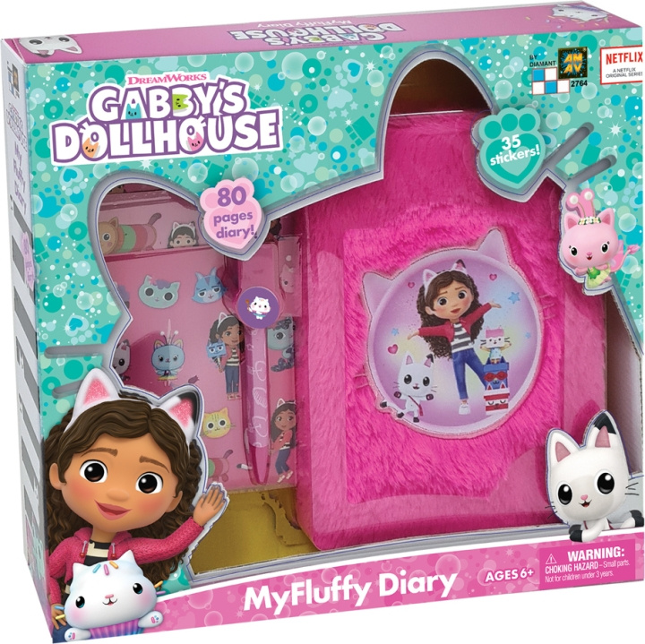 Gabby\'s Dollhouse - Mjukisdagbok in the group TOYS, KIDS & BABY PRODUCTS / Toys / Toys at TP E-commerce Nordic AB (C55401)