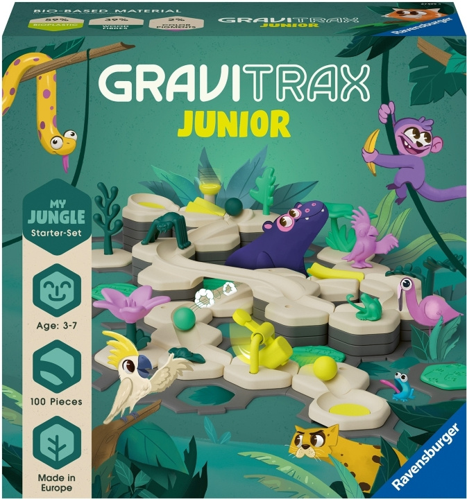 GraviTrax Junior Starter Set L Jungle in the group TOYS, KIDS & BABY PRODUCTS / Toys / Building toys / Toy blocks at TP E-commerce Nordic AB (C55416)