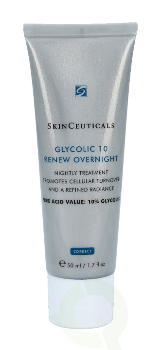 SkinCeuticals Glycolic 10 Renew Overnight Cream 50 ml in the group BEAUTY & HEALTH / Skin care / Face / Night cream at TP E-commerce Nordic AB (C55659)