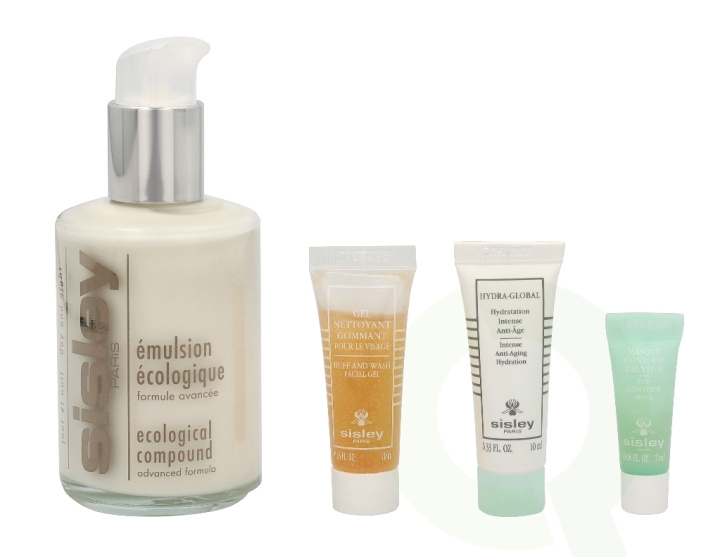 Sisley Ecological Compound Set 147 ml EC125ml/Buff Wash Gel 10ml/Hydra-Global10ml/Eye Cont.Mask 2ml in the group BEAUTY & HEALTH / Skin care / Face / Day cream at TP E-commerce Nordic AB (C55784)