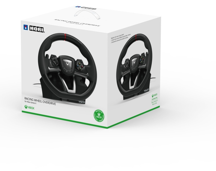 Hori Racing Wheel Overdrive - rattstyrning, Xbox Series S / X in the group COMPUTERS & PERIPHERALS / GAMING / Steering wheels & Joysticks at TP E-commerce Nordic AB (C56101)