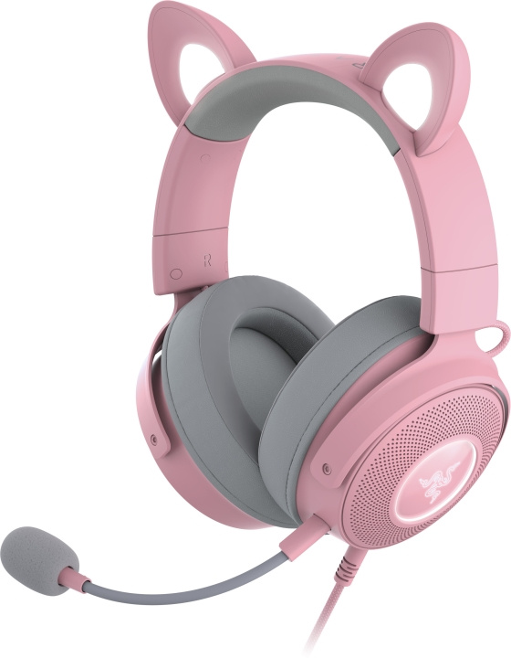 Razer Kraken Kitty V2 Pro Gaming Headset, Rosa in the group COMPUTERS & PERIPHERALS / GAMING / Headset at TP E-commerce Nordic AB (C56123)