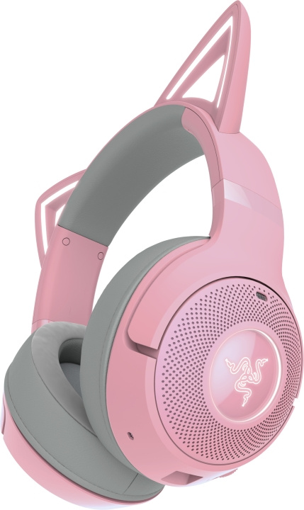 Razer Kraken Kitty V2 Bluetooth Gaming Headset, Rosa in the group COMPUTERS & PERIPHERALS / GAMING / Headset at TP E-commerce Nordic AB (C56139)