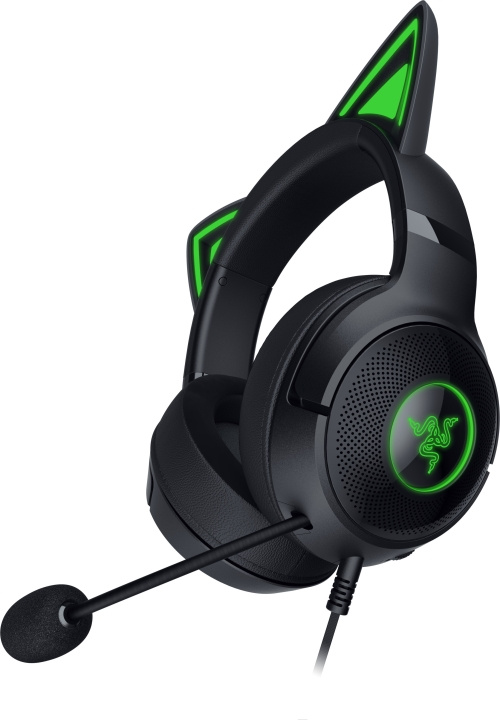 Razer Kraken Kitty V2 Gaming Headset, Svart in the group COMPUTERS & PERIPHERALS / GAMING / Headset at TP E-commerce Nordic AB (C56141)