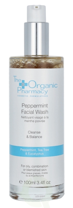The Organic Pharmacy Peppermint Facial Wash 100 ml For Oily , Combination or blemished skin in the group BEAUTY & HEALTH / Skin care / Face / Cleaning at TP E-commerce Nordic AB (C56191)