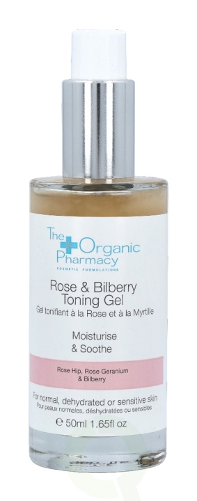 The Organic Pharmacy Rose & Bilberry Toning Gel 50 ml Helps Hydrate & Soothe Delicate Skin in the group BEAUTY & HEALTH / Skin care / Face / Face creams at TP E-commerce Nordic AB (C56198)