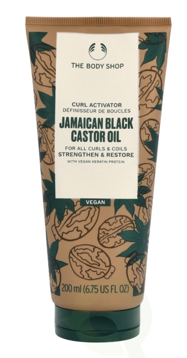 The Body Shop Curl Activator 200 ml Jamaican Black Castor Oil in the group BEAUTY & HEALTH / Hair & Styling / Hair styling / Styling cream at TP E-commerce Nordic AB (C56348)