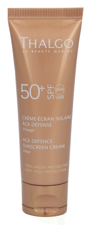 Thalgo Sun Age Defence Sun Screen Cream SPF50+ 50 ml in the group BEAUTY & HEALTH / Skin care / Tanning / Sunscreen at TP E-commerce Nordic AB (C56421)