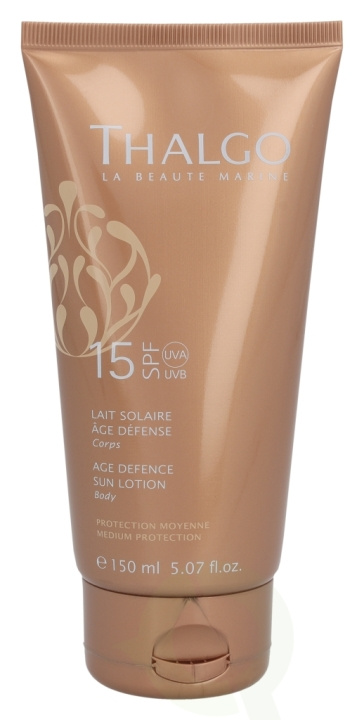 Thalgo Age Defence Sun Lotion SPF15 150 ml in the group BEAUTY & HEALTH / Skin care / Tanning / Sunscreen at TP E-commerce Nordic AB (C56423)