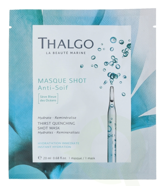 Thalgo Thirst Quenching Shot Mask 20 ml in the group BEAUTY & HEALTH / Skin care / Face / Masks at TP E-commerce Nordic AB (C56431)