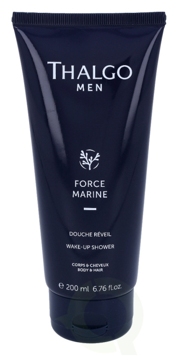Thalgo ThalgoMen Force Marine Wake-Up Shower 200 ml in the group BEAUTY & HEALTH / Skin care / Body health / Bath & Shower gels at TP E-commerce Nordic AB (C56503)
