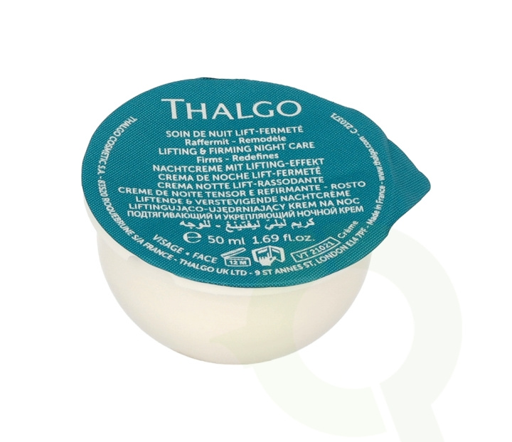 Thalgo Silicium Lifting & Firming Night Care - Refill 50 ml in the group BEAUTY & HEALTH / Skin care / Face / Face creams at TP E-commerce Nordic AB (C56514)