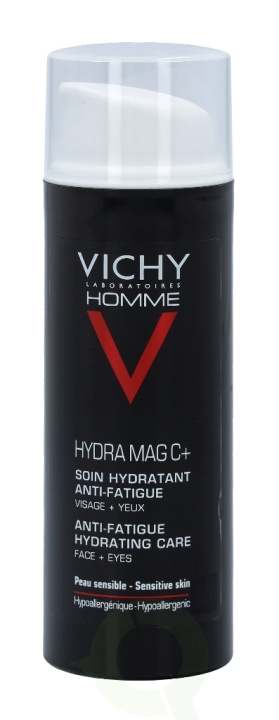 Vichy Homme Hydramag C Anti Fatigue Hydrating Care 50 ml Face-Eyes / Sensitive Skin in the group BEAUTY & HEALTH / Skin care / Face / Face creams at TP E-commerce Nordic AB (C56600)