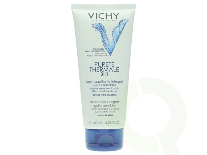 Vichy Purete Thermale 3In1 One Step Cleanser 200 ml Sensitive Skin - 1.Cleansing Milk, 2.Toner, 3.Eye Make-up Remover in the group BEAUTY & HEALTH / Skin care / Face / Cleaning at TP E-commerce Nordic AB (C56603)