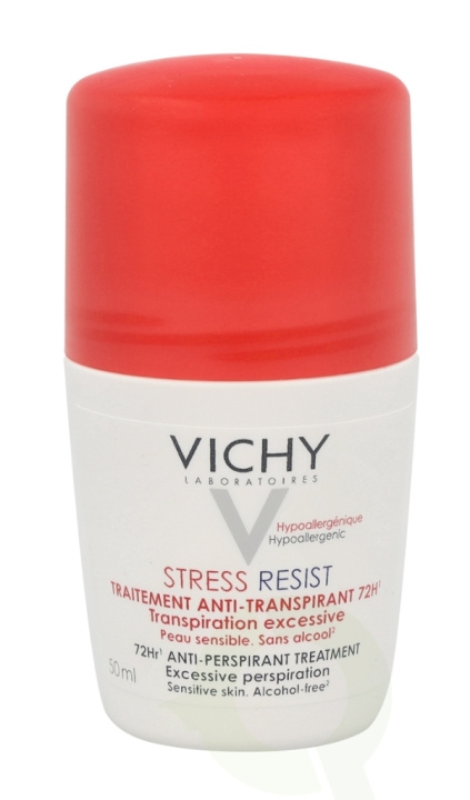 Vichy Detranspirant Intensif 72Hr Anti Perspirant Treatment 50 ml Sensitive Skin/Alcohol Free /Stress Resist in the group BEAUTY & HEALTH / Fragrance & Perfume / Deodorants / Deodorant for men at TP E-commerce Nordic AB (C56607)