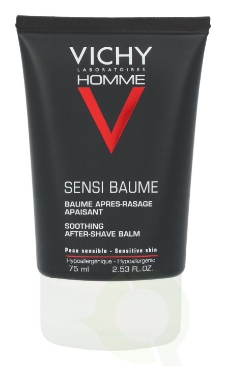 Vichy Homme Sensi Baume Soothing After Shave Balm 75 ml Sensitive Skin / Alcohol Free in the group BEAUTY & HEALTH / Hair & Styling / Shaving & Trimming / Aftershave at TP E-commerce Nordic AB (C56614)