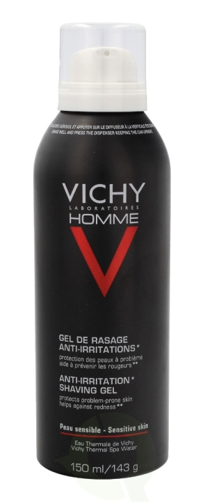 Vichy Sensi Shave Anti-Irritation Shaving Gel 150 ml Sensitive Skin in the group BEAUTY & HEALTH / Hair & Styling / Shaving & Trimming / Razors & Accessories at TP E-commerce Nordic AB (C56623)