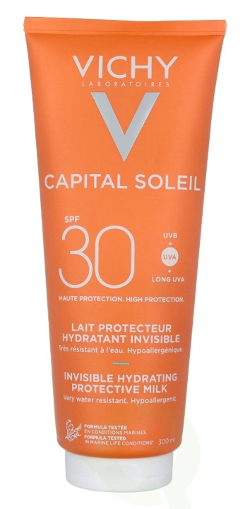 Vichy Capital Soleil Fresh Protective Milk SPF30 300 ml in the group BEAUTY & HEALTH / Skin care / Tanning / Sunscreen at TP E-commerce Nordic AB (C56628)