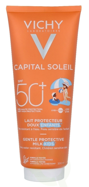 Vichy Ideal Soleil Kids Gentle Milk SPF50+ 300 ml in the group BEAUTY & HEALTH / Skin care / Tanning / Sunscreen at TP E-commerce Nordic AB (C56638)